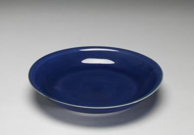 图片[3]-Dish with coblat blue glaze, Ming dynasty, Jiajing reign (1522-1566)-China Archive